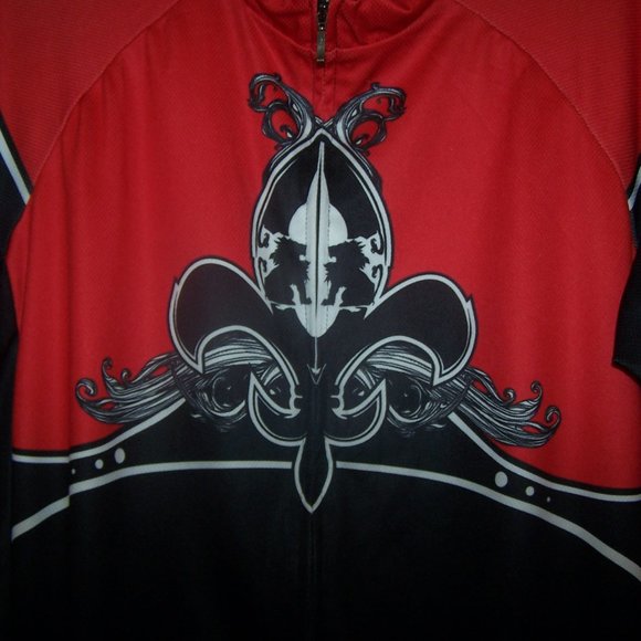MEN'S PRIMAL " FLEUR de LIS " CYCLING JERSEY SHIRT - Picture 3 of 10